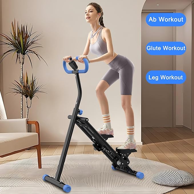 Stair Stepper for Home, 265lbs Vertical Climber Machine for Full-Body Exercise, Resistance Home-Upgrade Climber Fitness Equipment with Stable Frame Adjustable Handlebar for Women Men