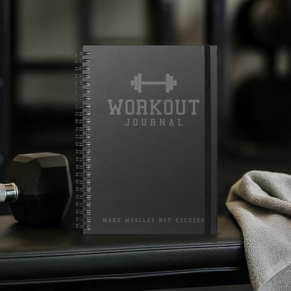 The Ultimate Fitness Journal for Tracking and Crushing Your Gym Goals - Detailed Workout Planner & Log Book For Men and Women - Great Gym Accessories With Calendar, Nutrition & Progress Tracker