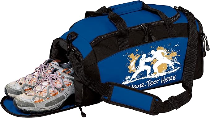 Personalized Martial Arts Duffel Bag – Custom Name Gym Bag for Karate, Taekwondo, Jiu Jitsu & MMA – Youth & Adult Training Gear Bag