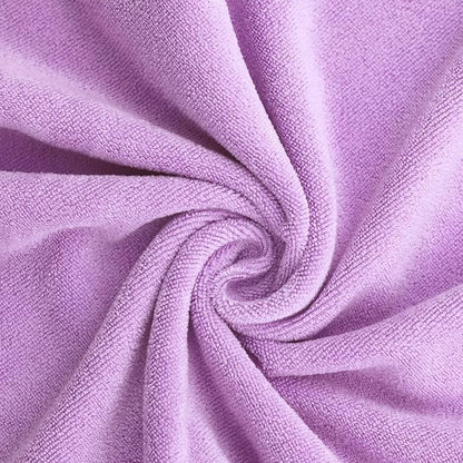 Microfiber Gym Towels Bigger Size Super Soft for Exercise Fitness, Sports, Workout, 380-GSM 15-Inch x 31-Inch Quick-Drying Towels (3 Pack, Purple)