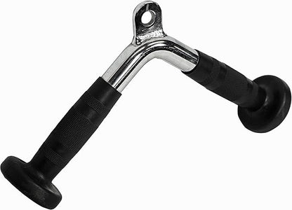 Valor Fitness Cable Machine Attachments - Tricep Rope, V-Bar, Single D-Handle, Rotating Straight Bar, Ankle Strap, Ab Crunch Harness, Triangle Chest Pull for Home Gym Equipment