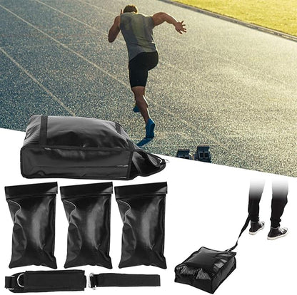 Adjustable Weight Trainer, Upgrade Sandbag Trainer, Sports Sandbag Weight Loading, with Adjustable Strap, for Sprinter Training Indoor Outdoor with 3 Weight Sandbag