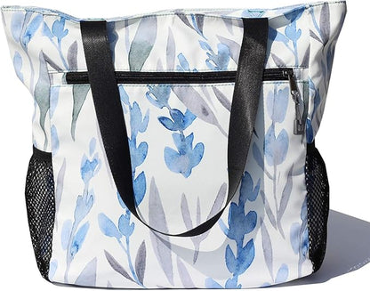 Original Floral Water Resistant Large Tote Bag Shoulder Bag for Gym Beach Travel Daily Bags Upgraded