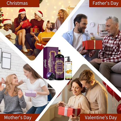 Massage Oil for Massage Therapy, Lavender Massage Oils for Relaxation, Sore Muscle Arnica Oil with Massage Roller Ball, Calming, Moisturizing, Soothes Muscles, Spa Gift Set for Him Her