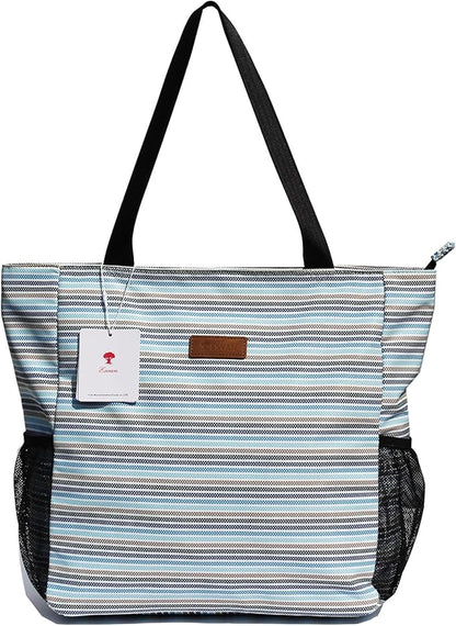 Original Floral Water Resistant Large Tote Bag Shoulder Bag for Gym Beach Travel Daily Bags Upgraded