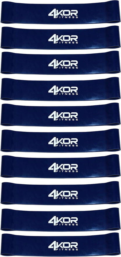 4KOR Fitness Resistance Loop Band Set, Perfect for Crossfit, Yoga, Physical Therapy, and Booty Building