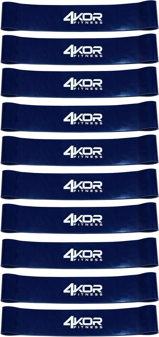 4KOR Fitness Resistance Loop Band Set, Perfect for Crossfit, Yoga, Physical Therapy, and Booty Building