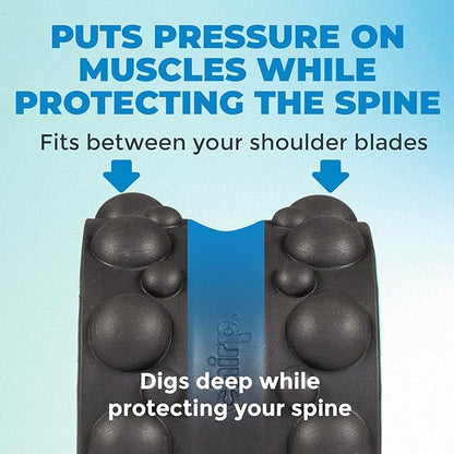 Chirp Wheel XR Knot Kneader - Firm Massage Roller, Shiatsu Thumb Massage, Muscle Release Tool for Knots &Tension Relief | High Density Foam for Physical Therapy & Relaxation, 500lbs Capacity, 6" Mint