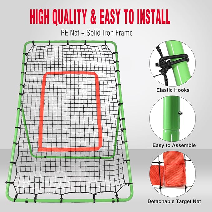 Lineslife Adjustable Agility Hurdles,4 Height Speed Training Hurdles, Portable Speed Training Equipment with Carry Bag for for Athletes,Kids,Soccer,Basketball