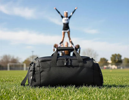 Personalized Cheerleading Duffel Bag with Custom Name – Cheer Team Gym Bag for Girls, Competition Travel Bag, Custom Team Colors & Year