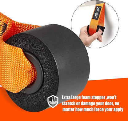 HPYGN Door Anchor for Resistance Bands, Home-Gym Workout Exercise Attachment for Yoga Strap, Physical Therapy and Closed Loop Bands, Heavy Duty System