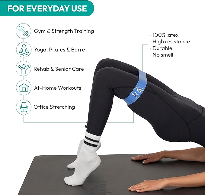 Fitness Resistance Bands Set Stretch Bands for Exercise Bands Resistance for Home Workout Bands, with Handles Bands for Working Out Portable Fitness Bands Resistance Bands for Women Elastic Band
