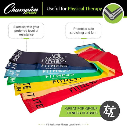 Champion Sports Resistance Therapy Stretch Flat Band