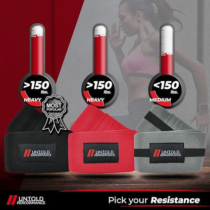 Heavy Resistance Bands - Hip Bands for Working Out, Premium Exercise Bands Resistance, Durable Resistance Bands for Strength, Flexibility & Glute Workouts
