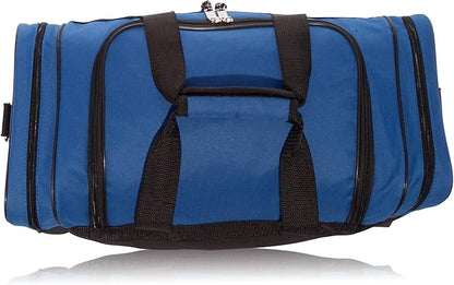 DALIX 17" Blank Duffle Bag Duffel Bag Travel Size Sports Durable Gym Bag