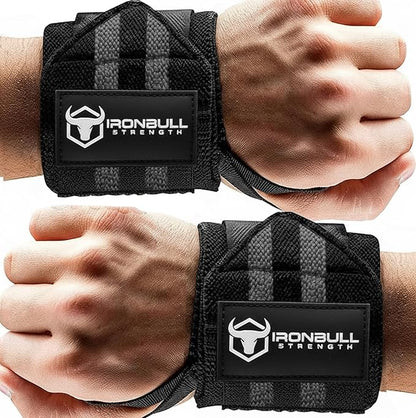 Wrist Wraps for Weightlifting (USPA & IPL Approved) - 18” Premium Quality Wrist Straps for Weightlifting - Weight Lifting Wrist Wraps with Thumb Loop - Best Gym Wrist Wraps for Lifting Weights, Curls & Dips - Lifting Wrist Wraps for Bench, Powerlifting...