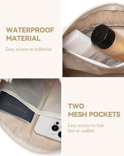Small Gym Bag for Women Mini Duffle Bag with Guitar Strap, Lightweight Waterproof Cute Tote with Wet Compartment for Girls Workout Sport Travel, Beige