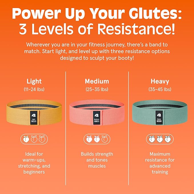 Retrospec Engage Resistance Booty Bands