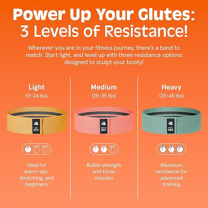 Retrospec Engage Resistance Booty Bands