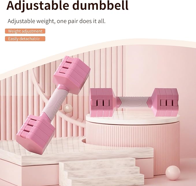Shaking Weight Adjustable Dumbbell Set 22-66 lbs,Weight for Full Body Workout, Home Gym Equipment for Men & Women, Adjustable Weight for Arm & Core Training, Chest Exercise Equipment Fitness Dumbbells