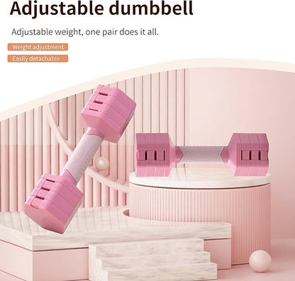 Shaking Weight Adjustable Dumbbell Set 22-66 lbs,Weight for Full Body Workout, Home Gym Equipment for Men & Women, Adjustable Weight for Arm & Core Training, Chest Exercise Equipment Fitness Dumbbells