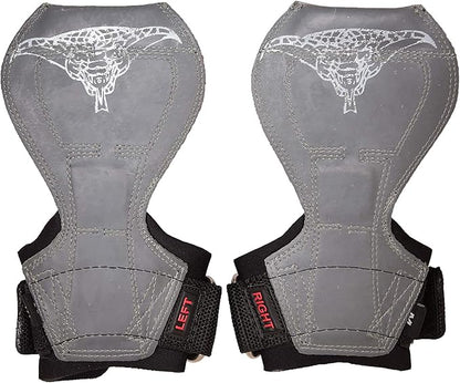 Cobra Grips Flex Model Weight Lifting Gloves Heavy Duty Straps Alternative Power Lifting Hooks for Deadlifts with Padded Wrist Wrap Support Bodybuilding