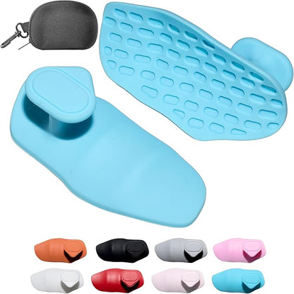 Silicone Gym Grips for Weight Lifting,Workout Gloves for Women Men Alternative,Anti Slip Gym Workout Grip,Rubber Gym Hand Grips-Weightlifting Grips Pad for Barbell,Pull Up,Ryptfit,Training