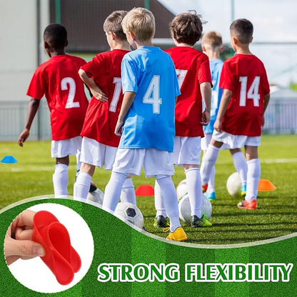 Hanaive 100 Pieces Mini Soccer Cones for Sport Drills 5 Inch Agility Disc Cones with Accessories for Kids Football Training