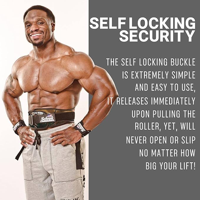 Schiek Sports 2006 Nylon 6 Inches Weight Lifting Belt - Support Belt for Power Lifting