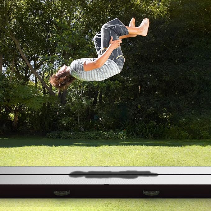 10ft/13ft/16ft/20ft Air Mat Tumble Track Inflatable Gymnastics Tumbling Track Mat with Electric Air Pump for Cheerleading/Practice/Beach/Park/Home use