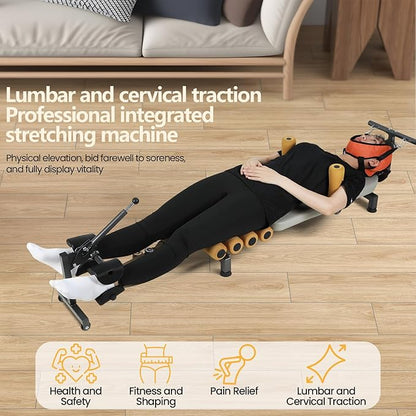 Ab Workout Bench, Adjustable Ab Crunch Machine for Home Gym - Multi-Functional Foldable Sit Up Bench with Preacher Curl Pad & Resistance Bands, Heavy-Duty Exercise Equipment for Arm/Back
