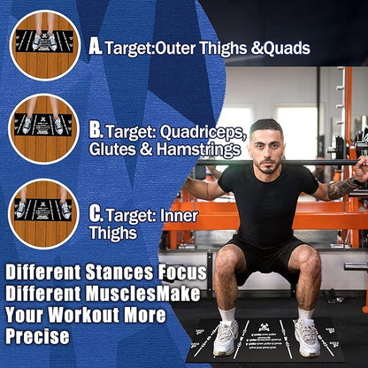 Squat Wedge Block One Piece: Heel Elevated Slant Board for Squats Weightliting Home Gym Squat Wedge