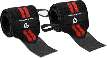 EVMT Premium Wrist Wraps for Weightlifting | Durable Lifting Straps for Enhanced Wrist Support | Perfect for Strength Training, Gym Workouts & General Athletics