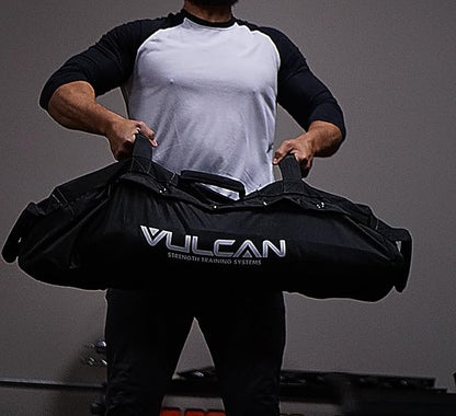 Vulcan Sandbag Trainer – Adjustable Heavy-Duty Workout Sandbag for Strength Training and Functional Fitness | 1050D Ballistic Nylon, Reinforced Filler Bags, Multi-Grip Handles for Cross-Training
