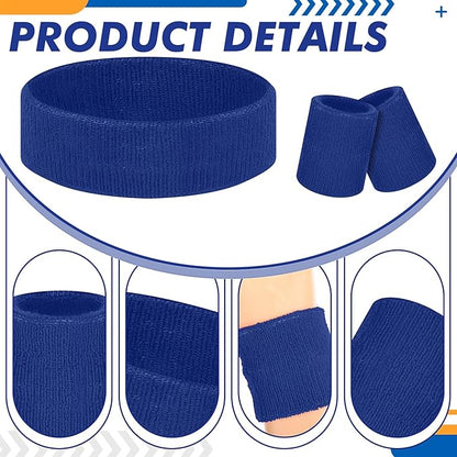 Hillban 4 Set 80s Leg Warmers for Women Men 80s 90s Accessories Neon Headband Wristband Workout Outfit for Carnival Party