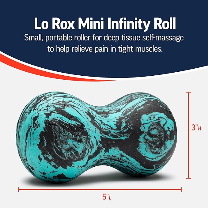 OPTP Lo Rox Mini Infinity Roll - Portable Mini Roller and Myofascial Release Tool for Deep Tissue Self-Massage and Sore Muscle Relief – from Lauren Roxburgh