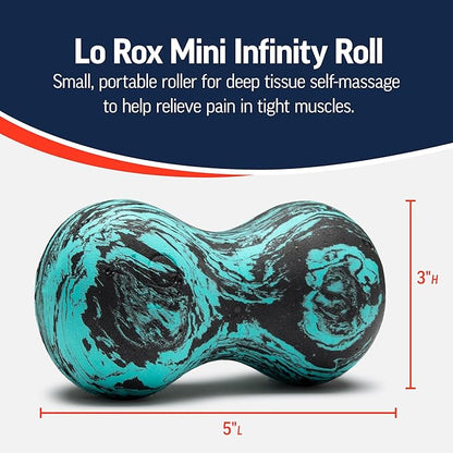 OPTP Lo Rox Mini Infinity Roll - Portable Mini Roller and Myofascial Release Tool for Deep Tissue Self-Massage and Sore Muscle Relief – from Lauren Roxburgh