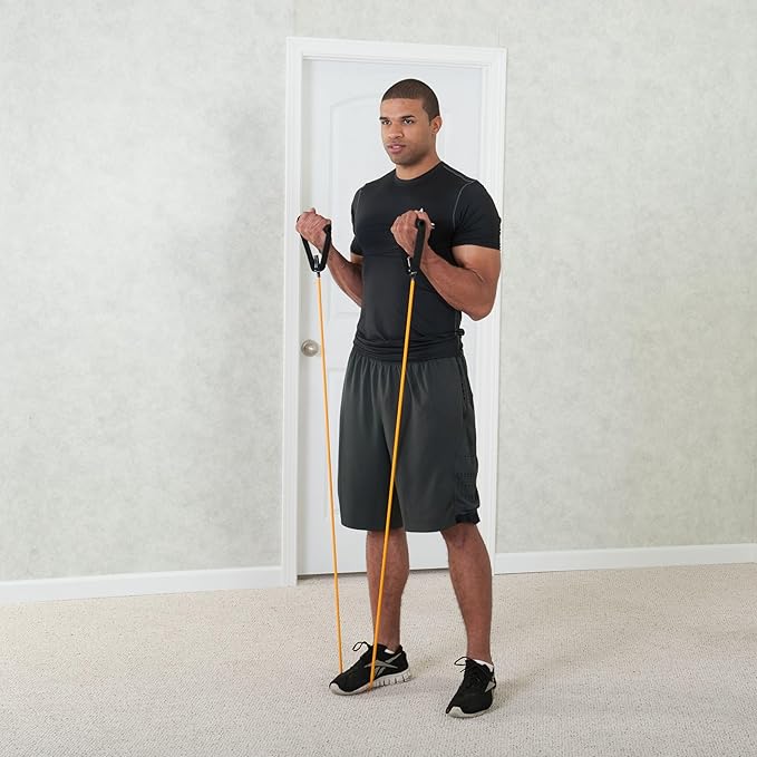 Black Mountain Products Single Resistance Band - Door Anchor and Starter Guide Included