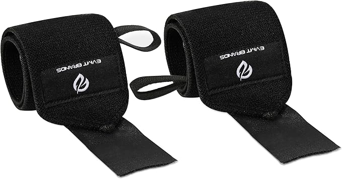 EVMT Premium Wrist Wraps for Weightlifting | Durable Lifting Straps for Enhanced Wrist Support | Perfect for Strength Training, Gym Workouts & General Athletics