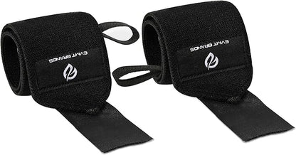 EVMT Premium Wrist Wraps for Weightlifting | Durable Lifting Straps for Enhanced Wrist Support | Perfect for Strength Training, Gym Workouts & General Athletics