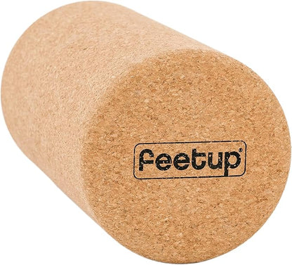 FeetUp - Cork Back Roller, Eco-Friendly No Foam, Massage Roller for Neck, Back & Legs, Deep-Tissue Massage, Tension Release, Trigger Points, Muscle Knots & Yoga Therapy (Extra Large)