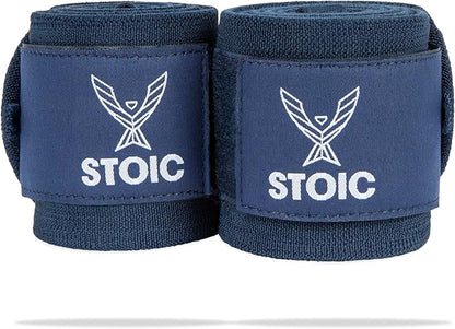 Stoic Wrist Wraps Weightlifting, Powerlifting, Cross Training, Bodybuilding with Thumb Loop. for Gym Workout, Men and Women Weight Lifting and Strength Training