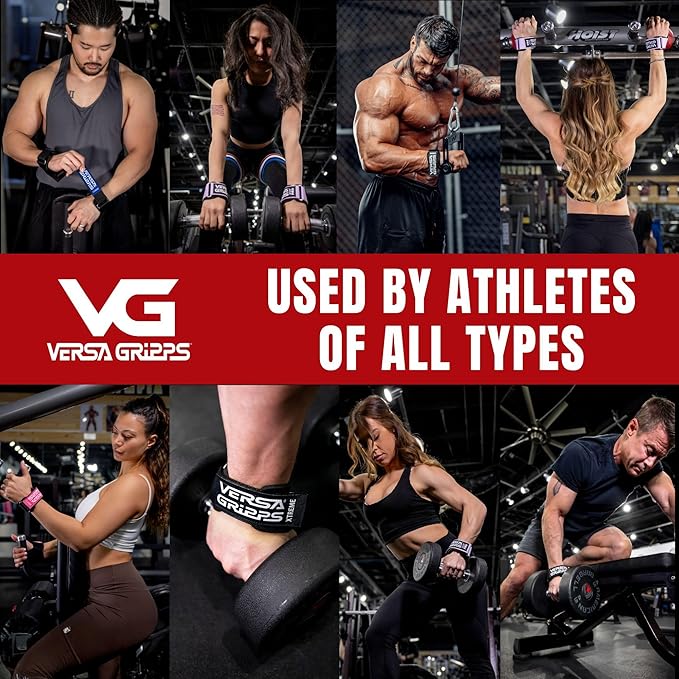 Versa Gripps Classic, Made in USA, Wrist Straps for Weightlifting Alternative, Best Training Accessory