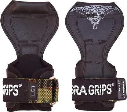Cobra Grips PRO Weight Lifting Gloves Heavy Duty Straps Alternative with Power Lifting Hooks Padded Wrist Support for Deadlifts & Bodybuilding
