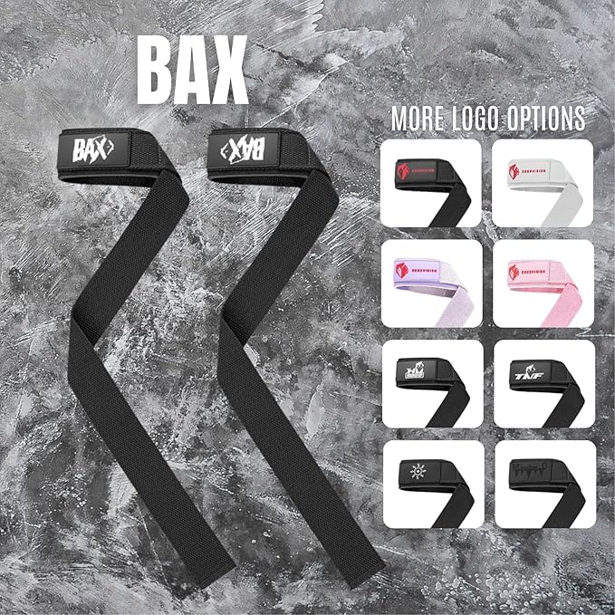 Weight Lifting Straps, Wrist Support for Men, Heavy Duty Thick Comfortable Lifting Straps, Secure Fit, Enhanced Grip, Straps for Weightlifting & Gym Training, Black