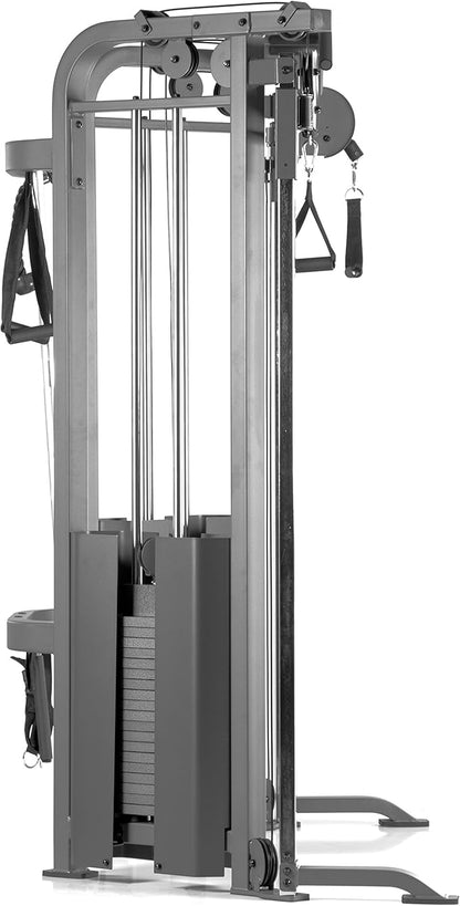 XMARK Functional Trainer Cable Machine, Dual Weight Stack Cable Pulley Machine for Strength Training, Commercial and Home Gyms, and Rehab Facilities