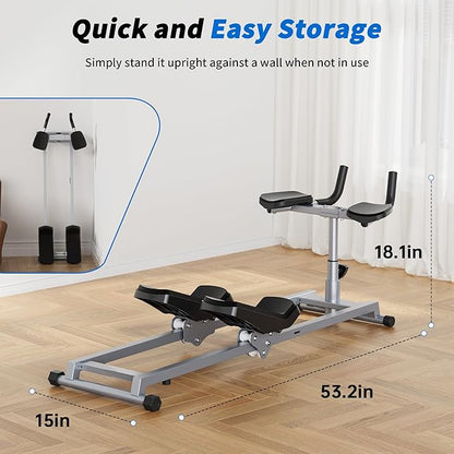 Primal Crawl & Spine Twist and Stretch Trainer – Full Body Low-Impact Cardio Machine with Adjustable Hand Grips, Knee Support & Steel Frame | Home Gym Equipment