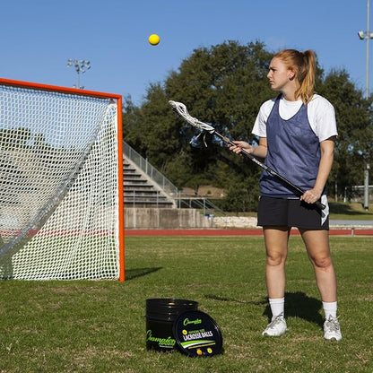 Champion Sports Lacrosse Balls – Official Size SEI Certified, Multi-Color Packs of 3, 6, or 12 for Practice & Games