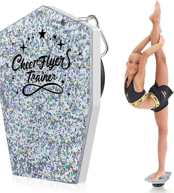 Flyer Cheer Stand - Cheerleading Balance Board for Flyer, Core Strength & Flexibility Training Board, Cheer Stand Practice Equipment for Stunts Training, Gymnastics Balance Trainer
