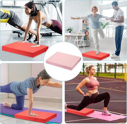 PATIKIL Balance Pad Non-Slip TPE Foam Pad Cushion Exercise Yoga Mat Knee Pad for Fitness Stability Core Training Stretching